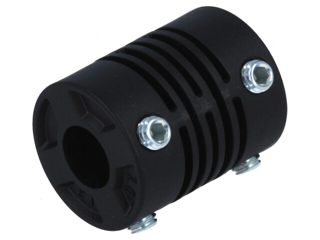 Koppeling; Ø1: 8mm; Ø2: 8mm; plastic Koppeling; Ø1: 8mm; Ø2: 8mm; plastic
